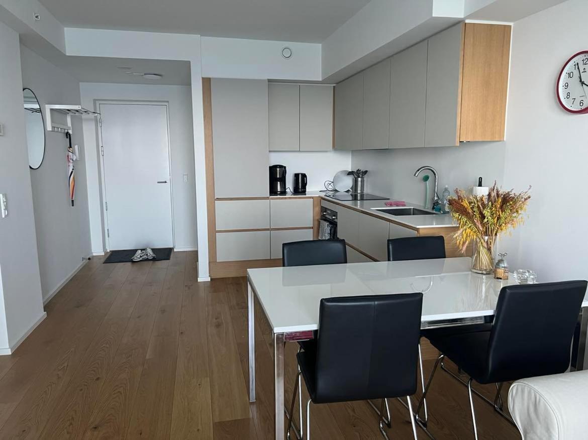 26-Etage Lejlighed Med Utrolig Havudsigt 오르후스 외부 사진